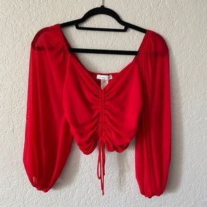 Red Laura’s Boutique top